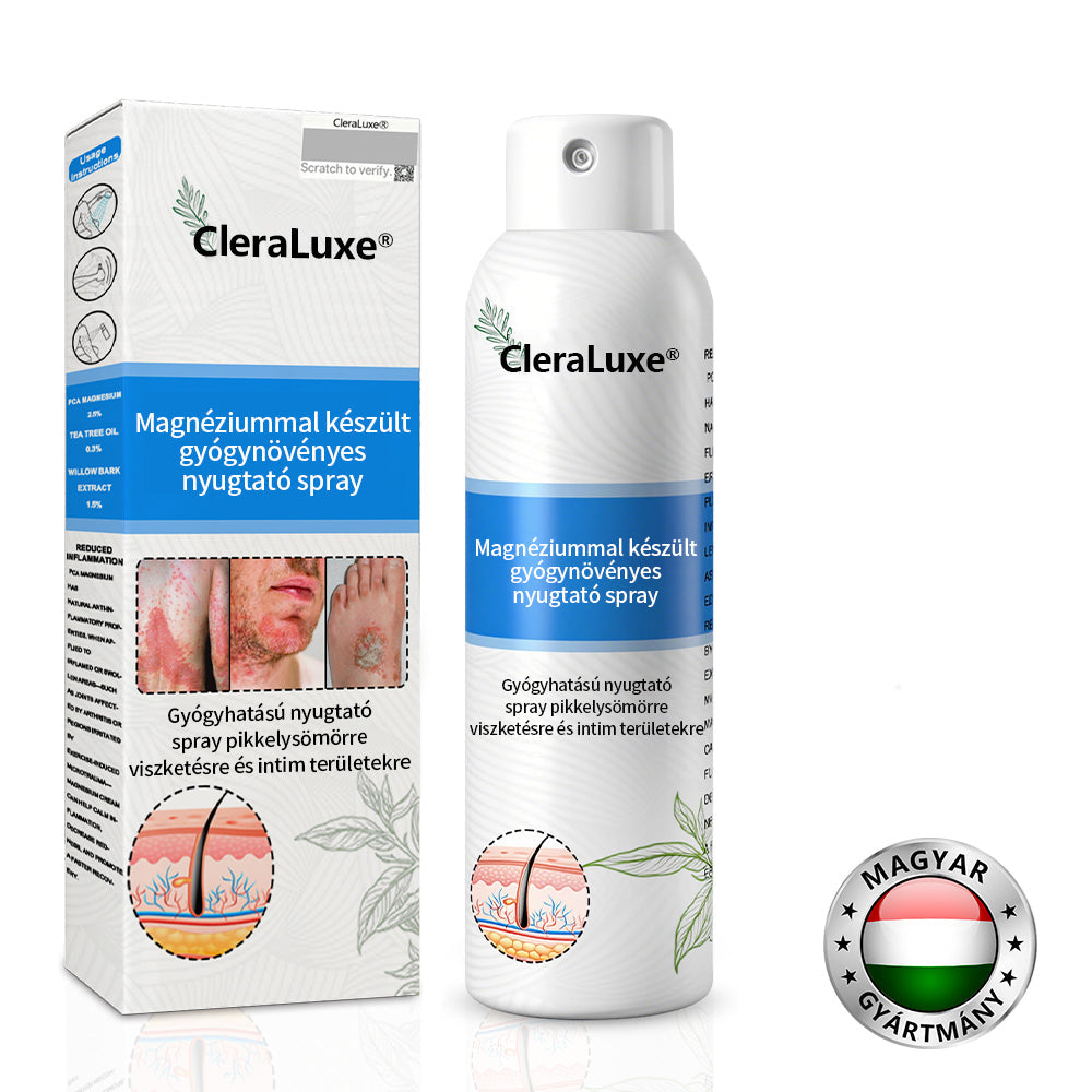 CleraLuxe®  Magnézium Gyógynövényes Pszoriázis Spray💦