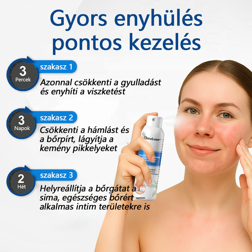 CleraLuxe®  Magnézium Gyógynövényes Pszoriázis Spray💦