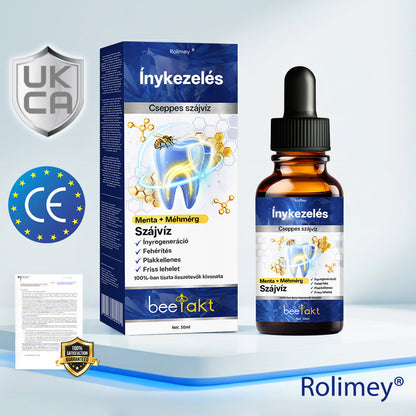 Rolimey® BeeTakt Méhméreg Fogápoló Cseppek Szájvíz✅