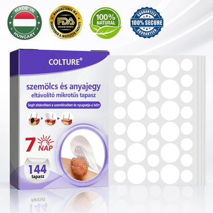 👩🏻‍⚕️COLTURE® szemölcs- és anyajegytávolító mikrotűs tapasz🎁