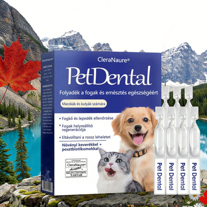 [Hivatalos bolt]CleraNaure® Pet Dental & Digestive Health Oral Liquid – Frissíti a leheletet, eltávolítja a fogkövet, elősegíti az íny regenerálódását, stabilizálja a fogakat (macskák és kutyák számára)  – Ma 80% kedvezmény!☘️