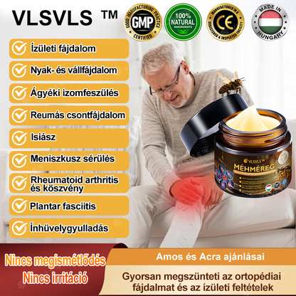 ✨VLSVLS™ Méhméreg Azonnali Ultra Erős Fájdalomcsillapító Krém👍 - (Enyhíti a fájdalmat ízületi gyulladás, izomfájdalom, hátfájás, térdek, hát, vállak, csípők, csuklók, kezek esetén)