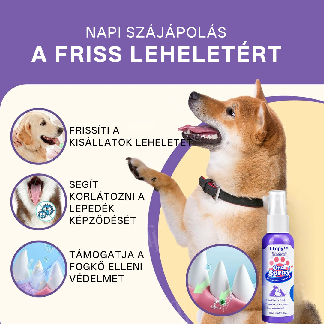 🌟 Hivatalos áruház | TTopy™ Cink-glükonát szájspray kisállatoknak🎁