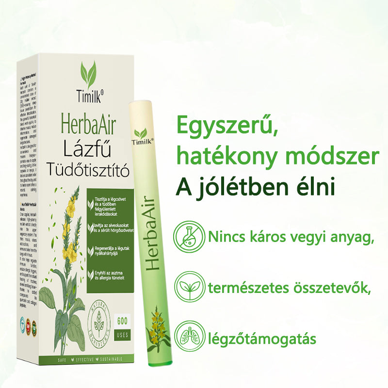 Timilk® HerbaAir Tüdőtisztító Mullein-permet💦