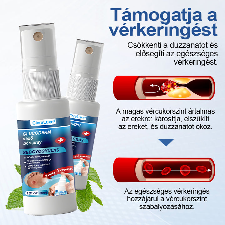 CleraLuxe® GlucoDerm lábvédő spray💖