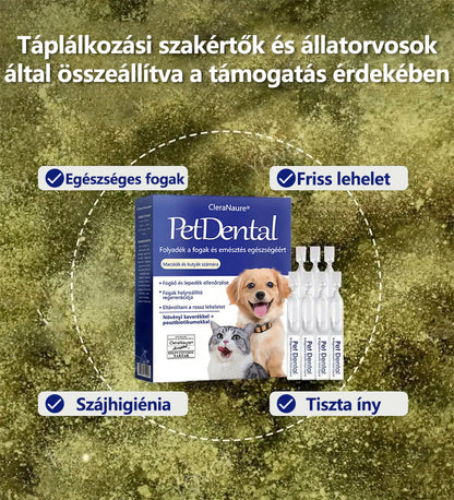 [Hivatalos bolt]CleraNaure® Pet Dental & Digestive Health Oral Liquid – Frissíti a leheletet, eltávolítja a fogkövet, elősegíti az íny regenerálódását, stabilizálja a fogakat (macskák és kutyák számára)  – Ma 80% kedvezmény!☘️