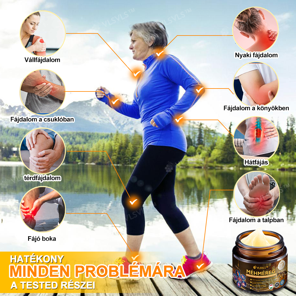 ✨VLSVLS™ Méhméreg Azonnali Ultra Erős Fájdalomcsillapító Krém👍 - (Enyhíti a fájdalmat ízületi gyulladás, izomfájdalom, hátfájás, térdek, hát, vállak, csípők, csuklók, kezek esetén)